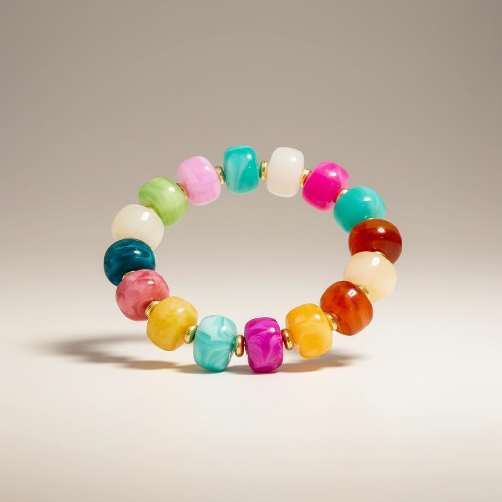 Multicolor Bead Bracelet 