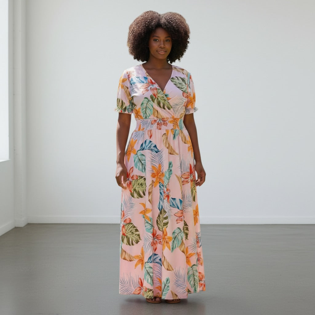 Pink Tropical Maxi