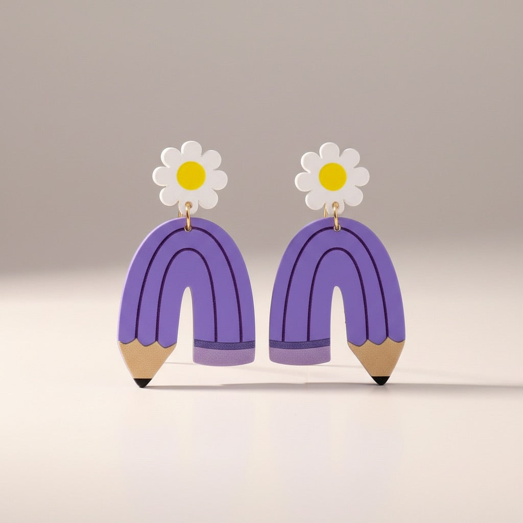 Class Act Pencil Earrings