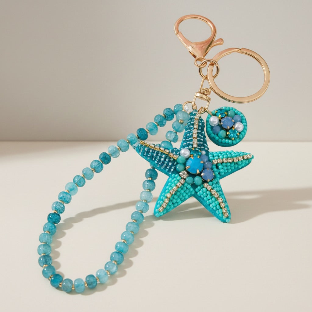 Beaded Bag Charm
