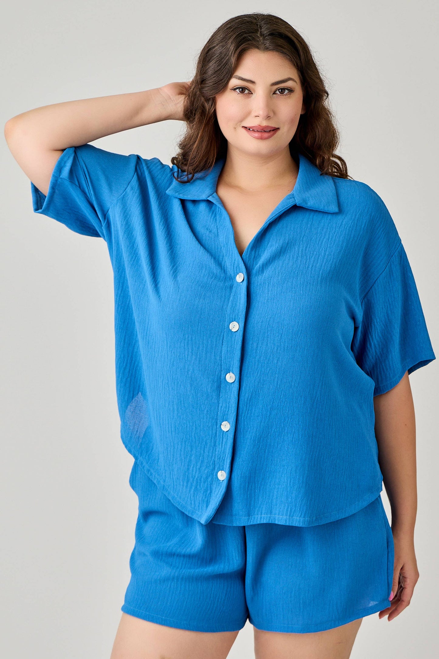 Linen Airflow Button Down Set