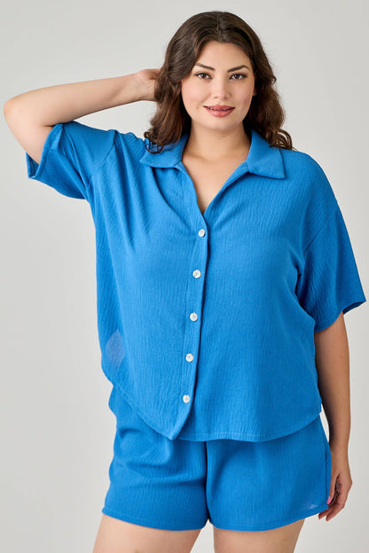 Linen Airflow Button Down Set