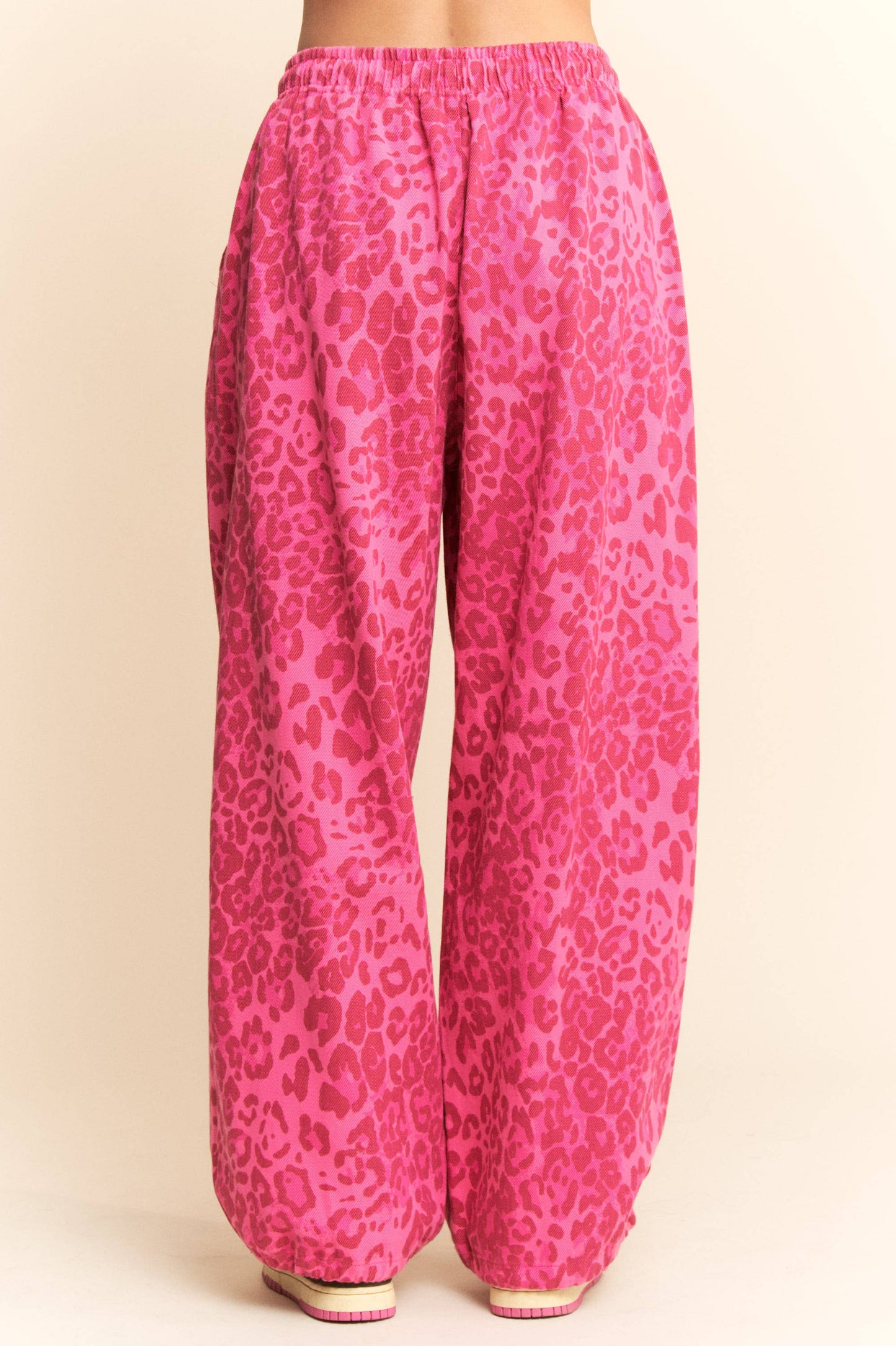 Leopard Drawstring Pants