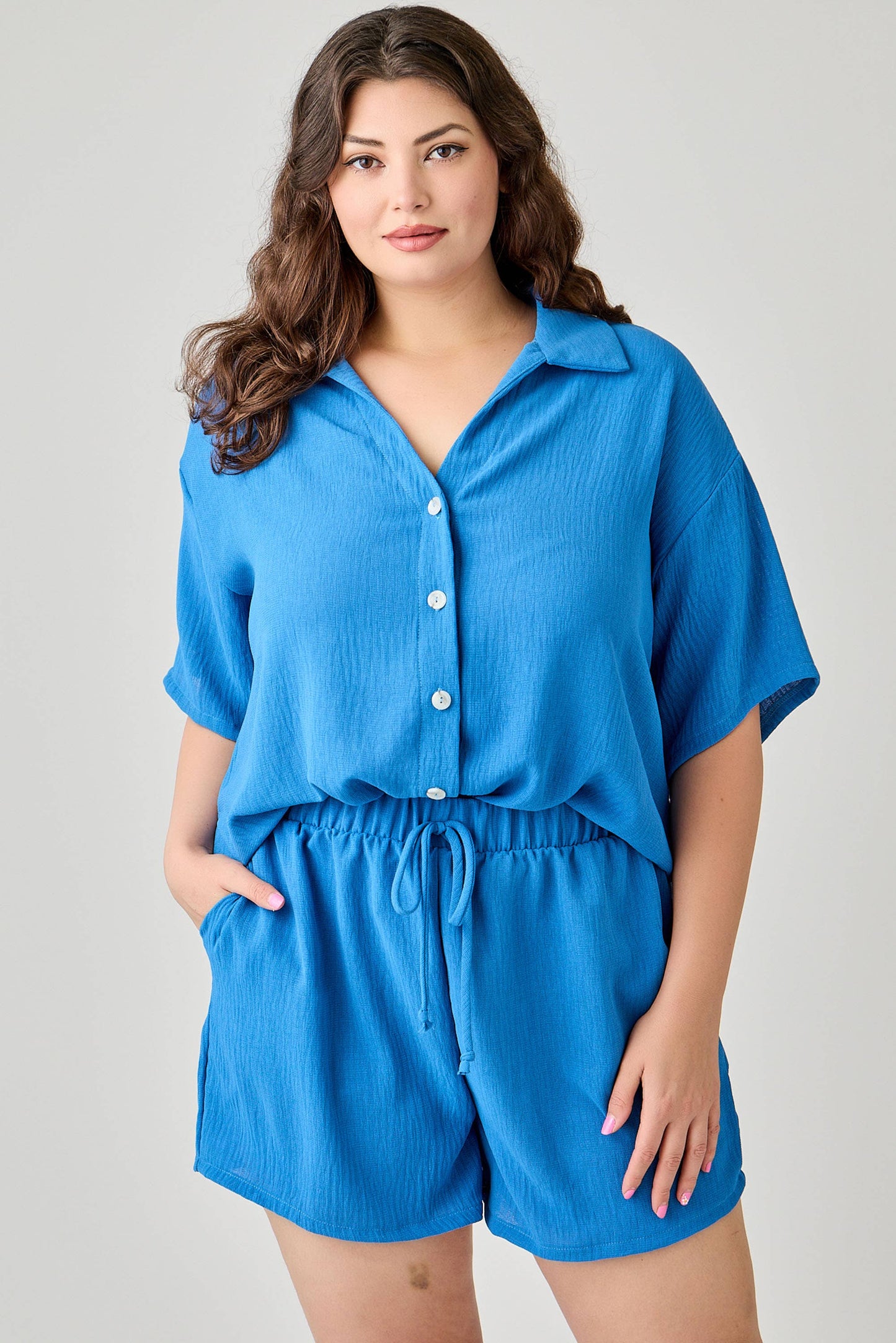 Linen Airflow Button Down Set