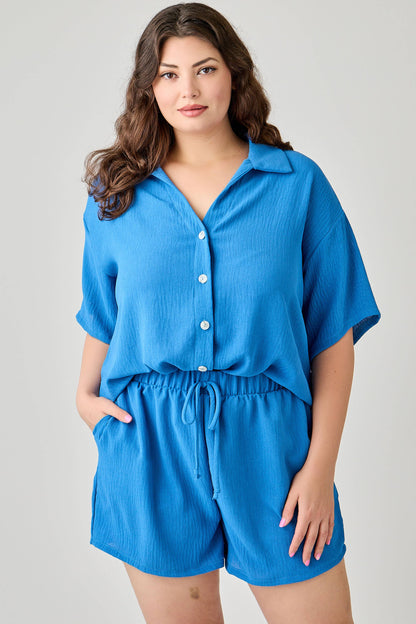 Linen Airflow Button Down Set