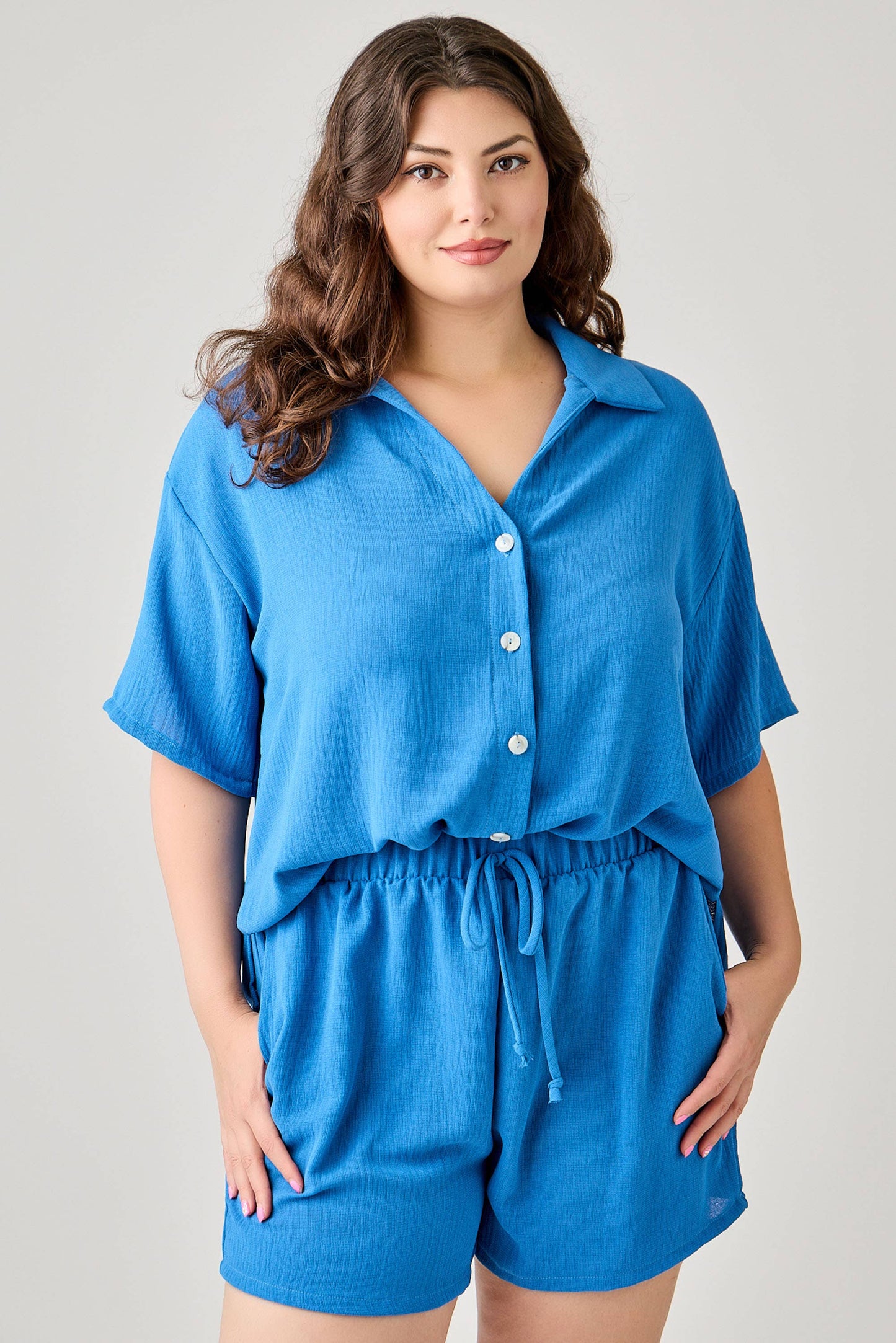 Linen Airflow Button Down Set