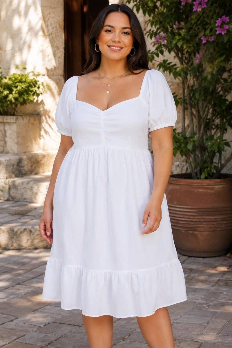 She Said Yes Babydoll Dress