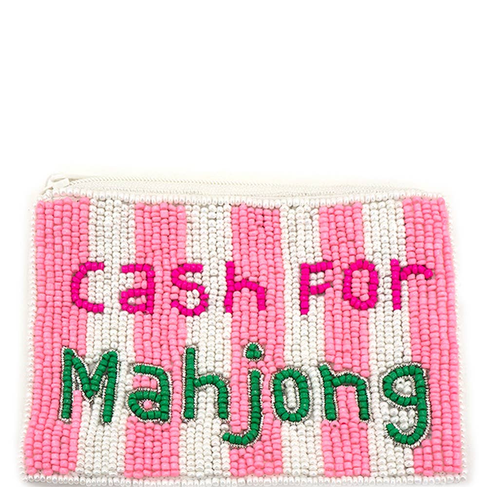 Mahjong Bead Pouch