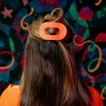 Flat Round Hair Clip | Medium