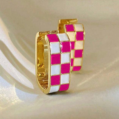 Checkered Hoops
