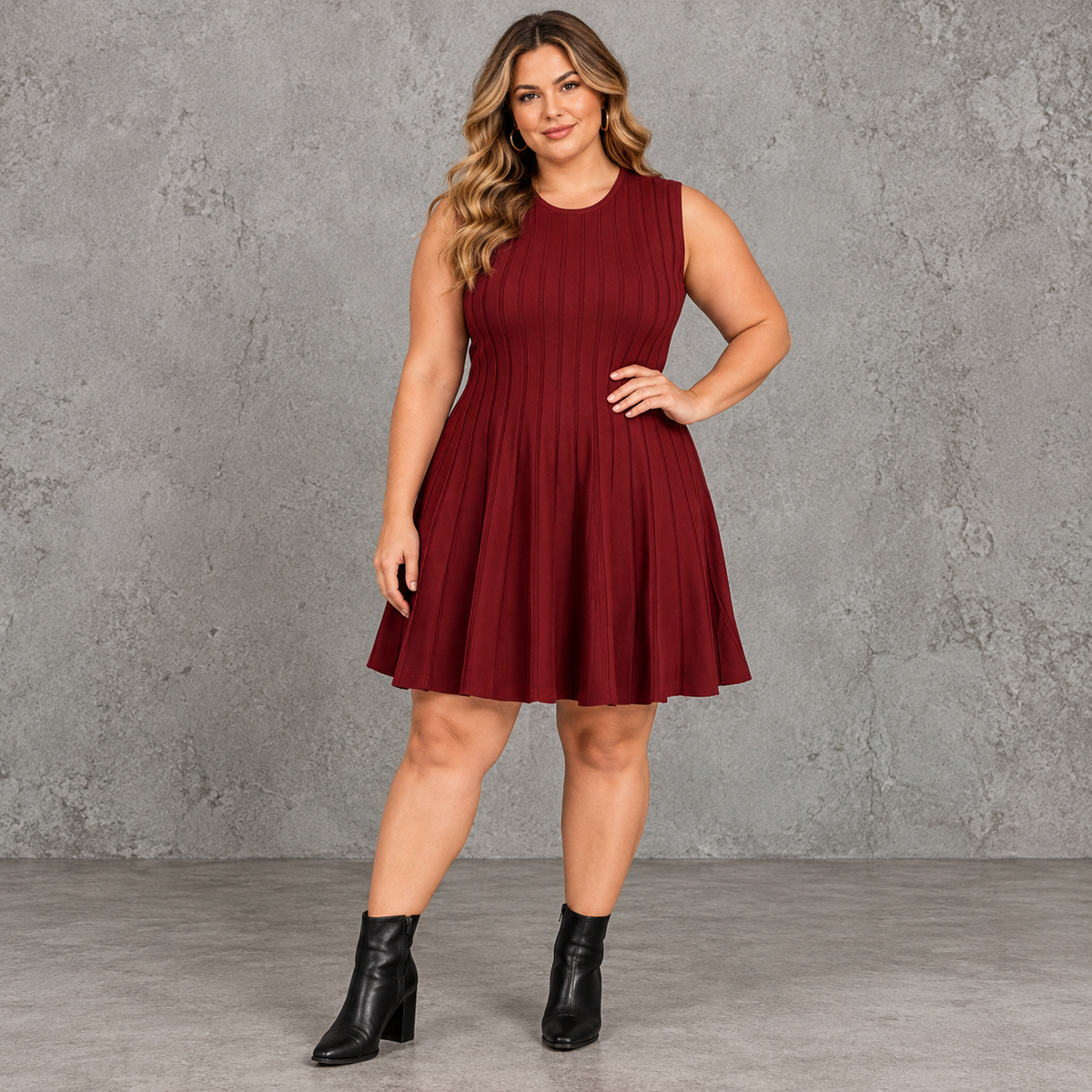 Flare Sweater Dress