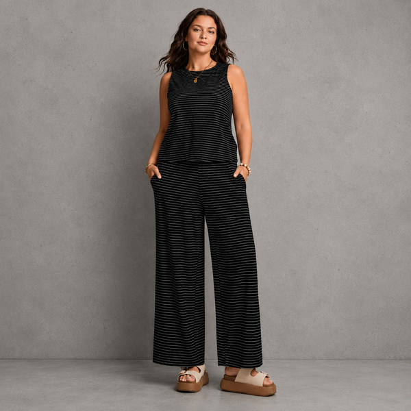 Casual Stripe Summer Set
