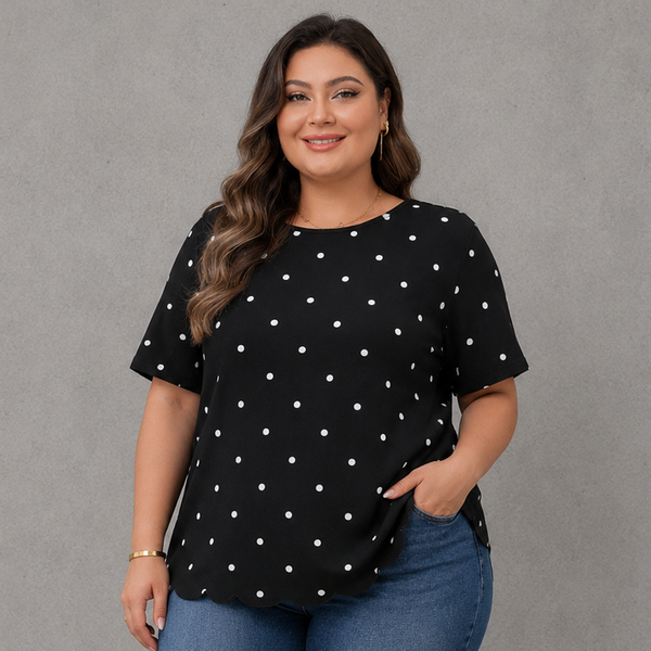 Polka Casual T Shirt