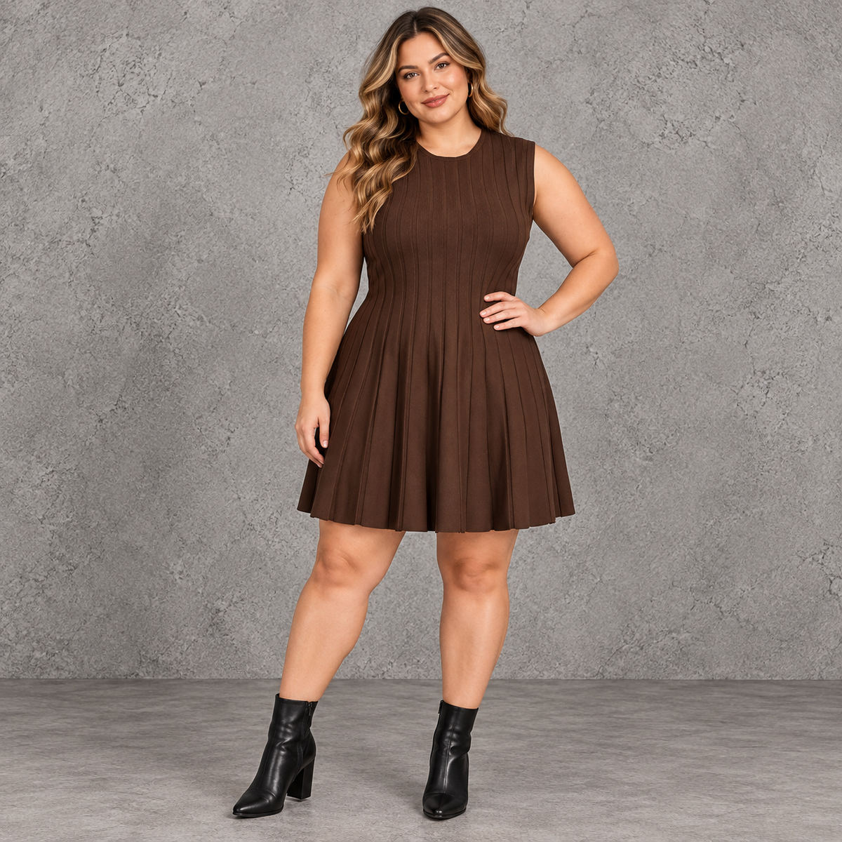 Flare Sweater Dress