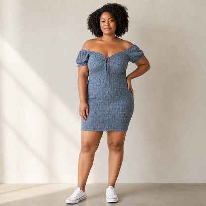 Peasant Top Bodycon Dress