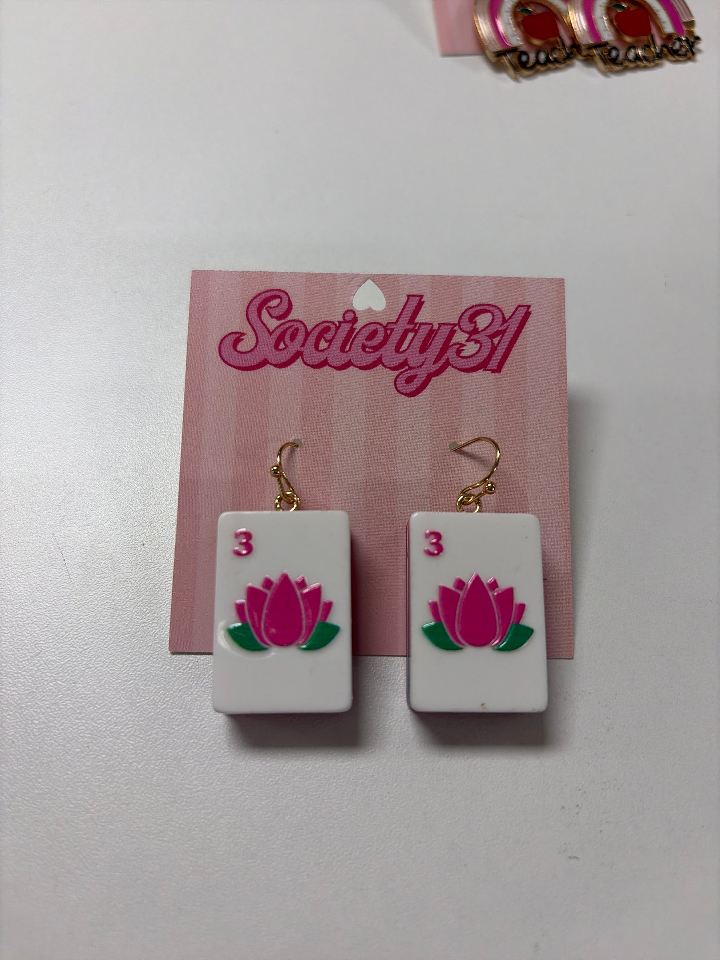 Mahjong earring
