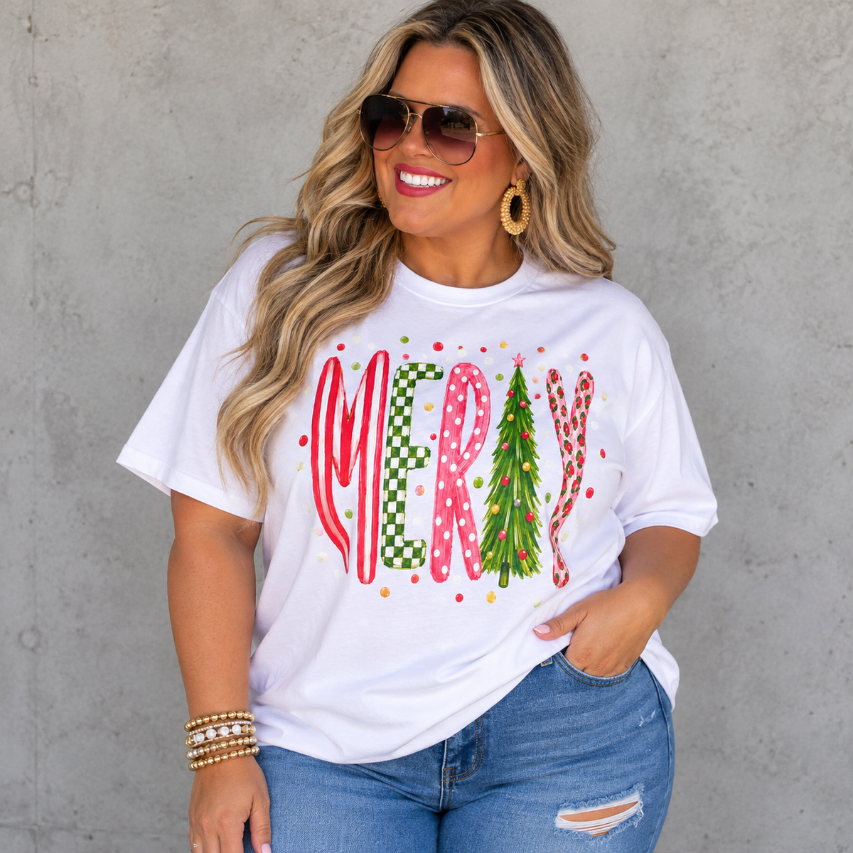 Merry Tree Tee