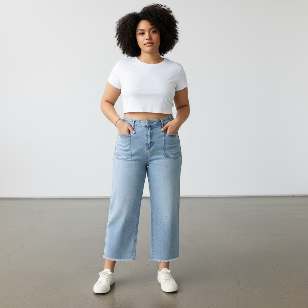 Raw Cut Shift Jeans