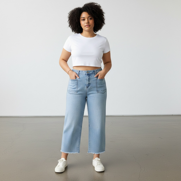 Raw Cut Shift Jeans