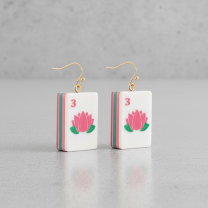 Mahjong Earrings