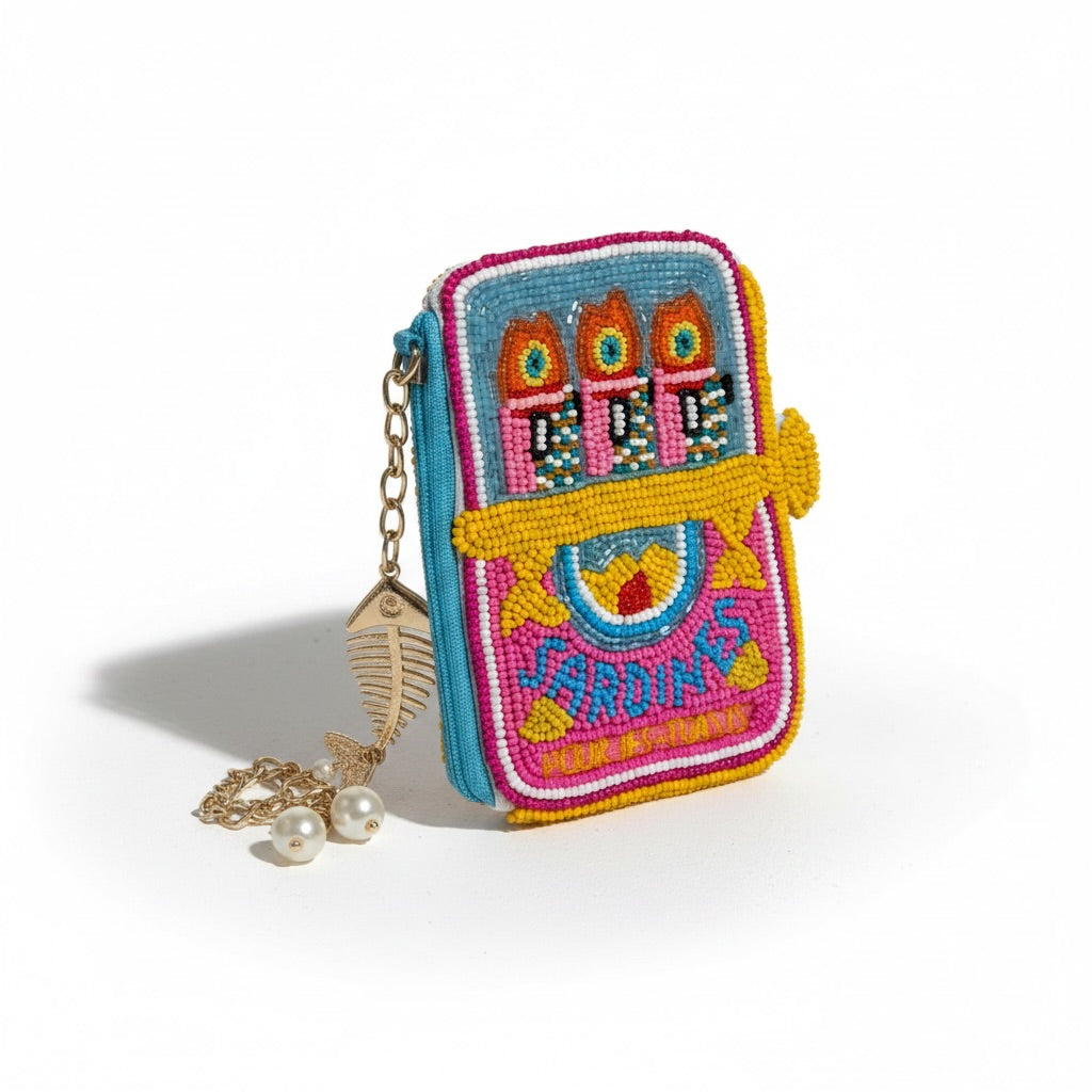Beaded Bag Charm
