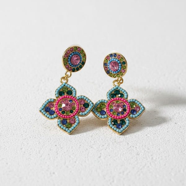 Moroccan flower earring