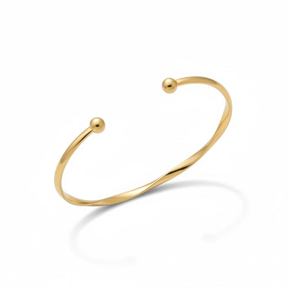 Minimalist Twist Bangle
