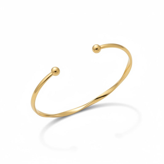 Minimalist Twist Bangle