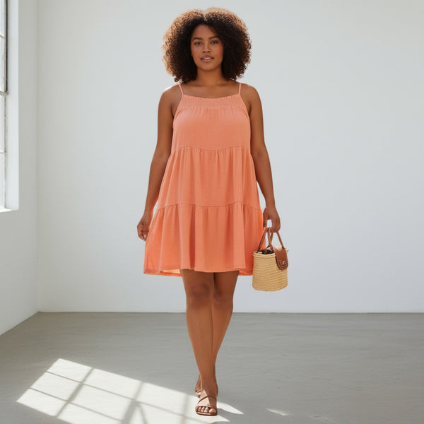 Tiered Mini Dress