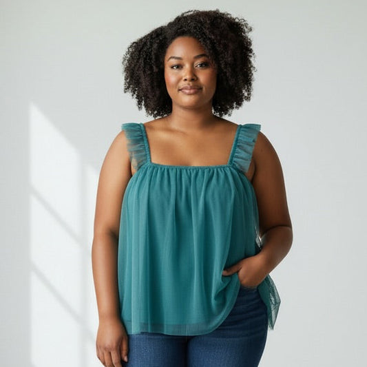 Dreamy Frill Tulle Tank