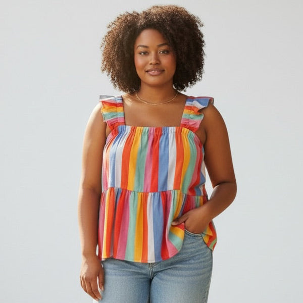 Rainbow Stripe Shirt