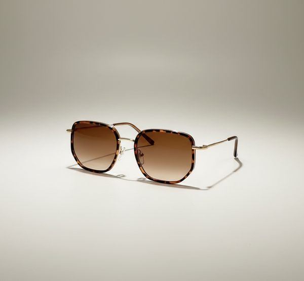 Square Leopard Sunnies