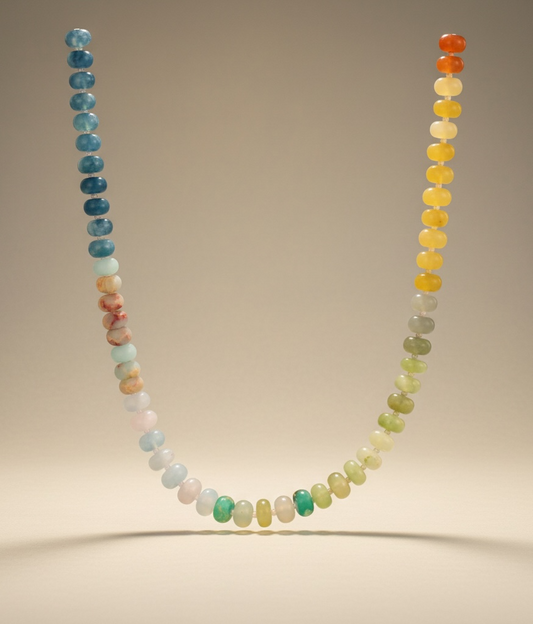 Natural Stone Bead Necklace