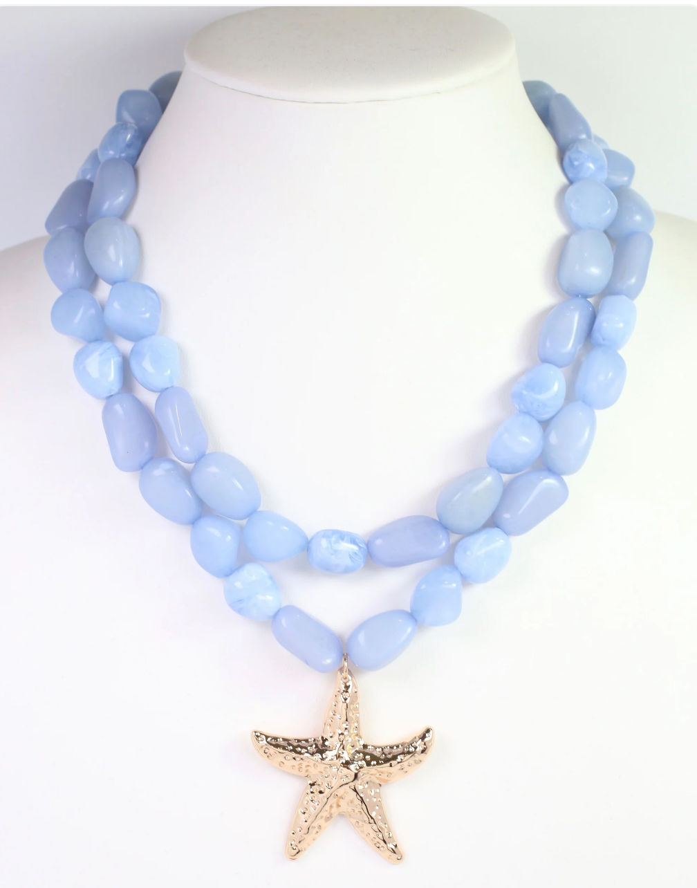 Queensland Marble Layered Starfish Necklace