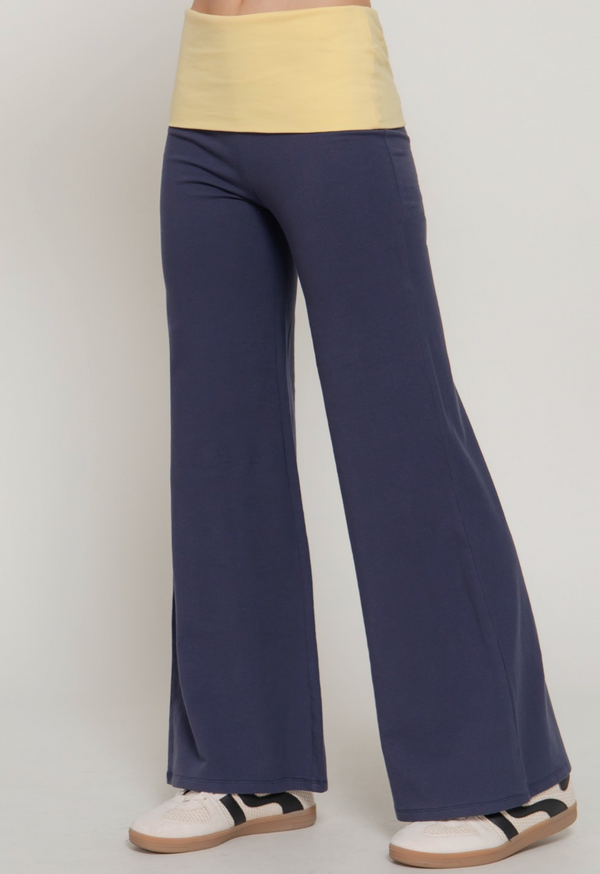 Folded Waist Yoga Pants