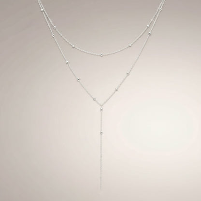Double Layer Y Necklace