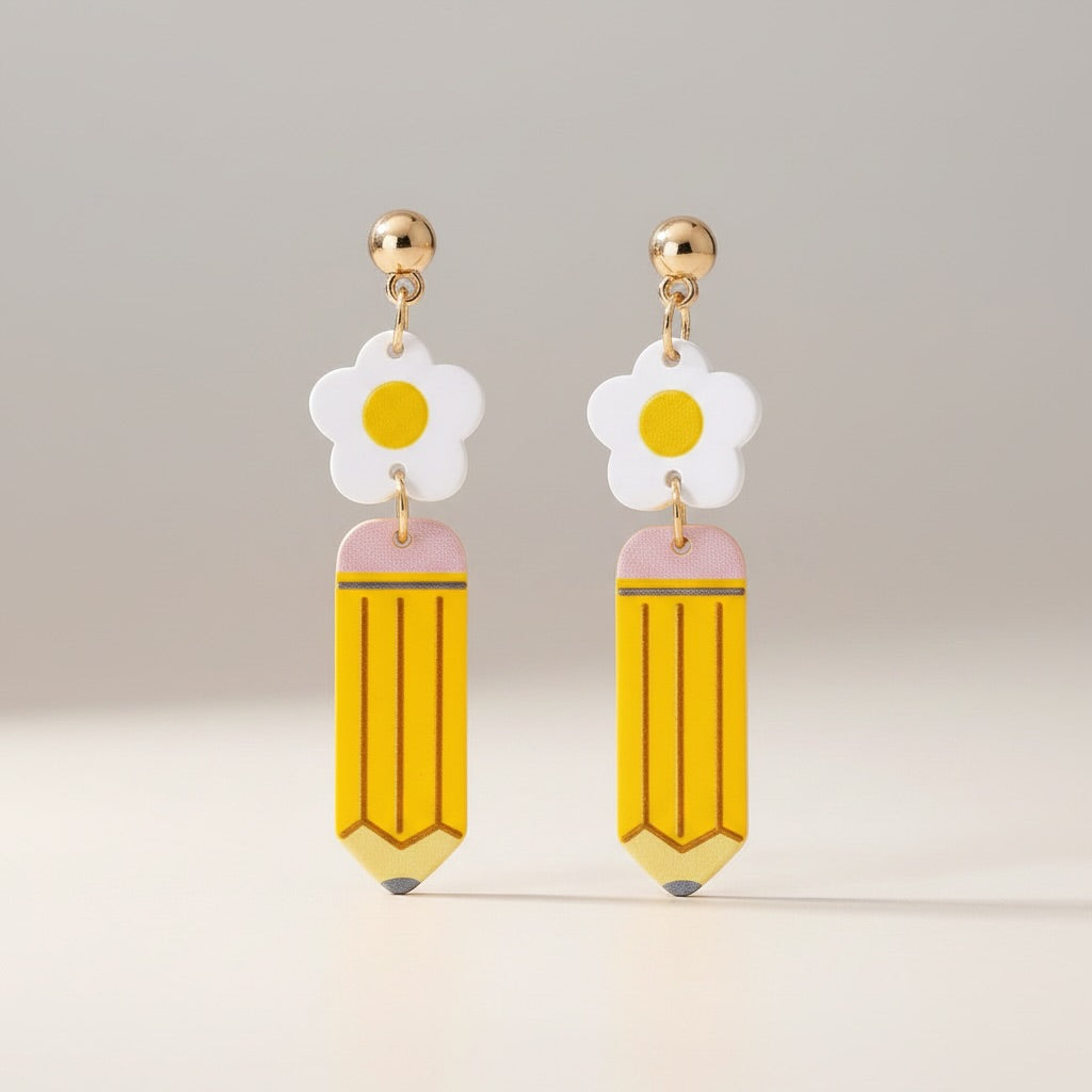 Class Act Pencil Earrings