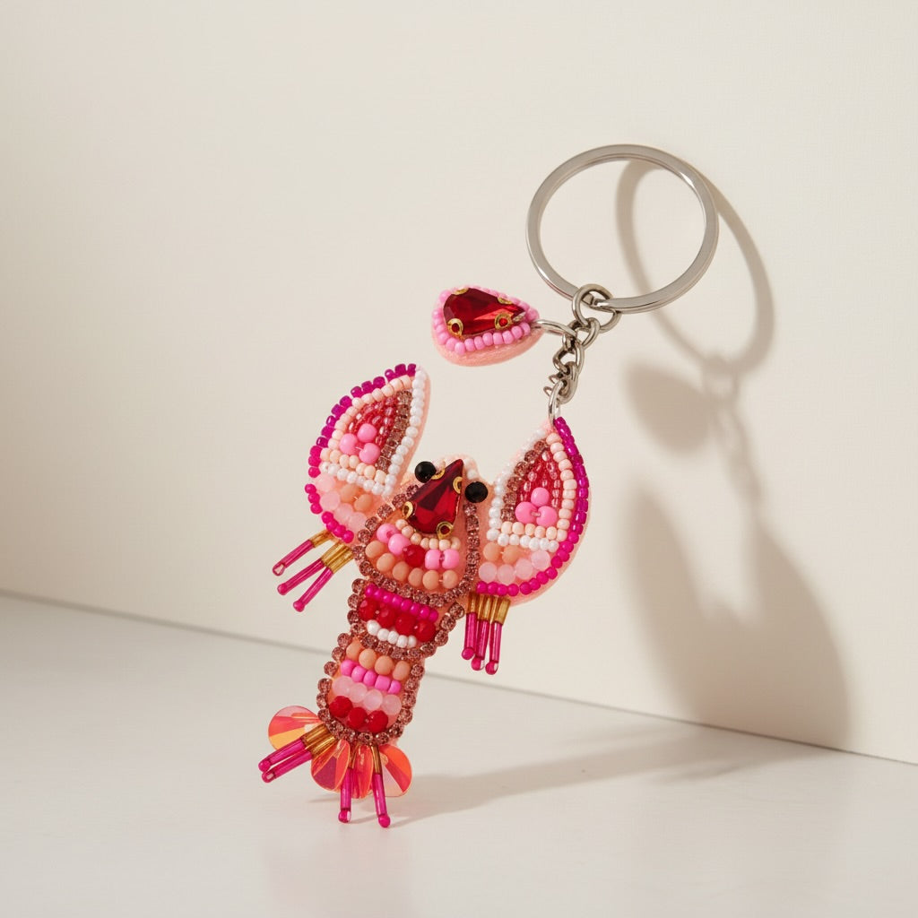 Beaded Bag Charm