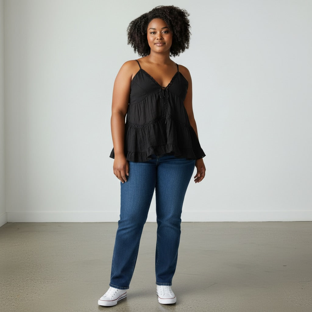 Button Down Cami Top