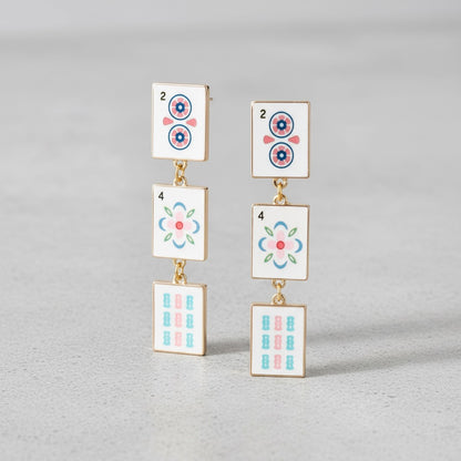 Mahjong Earrings