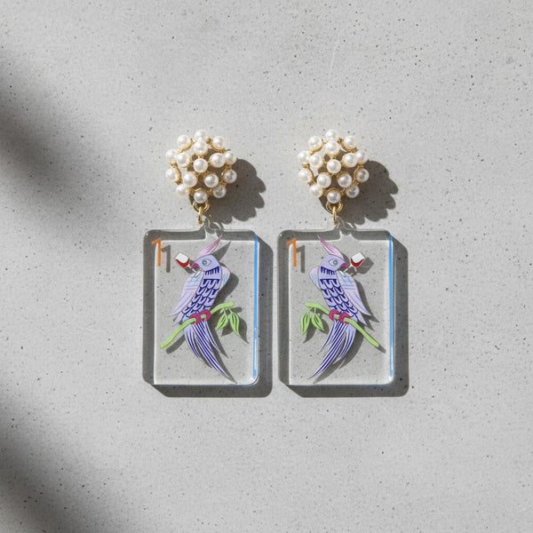 Mahjong Earrings