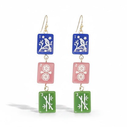 Mahjong Earrings