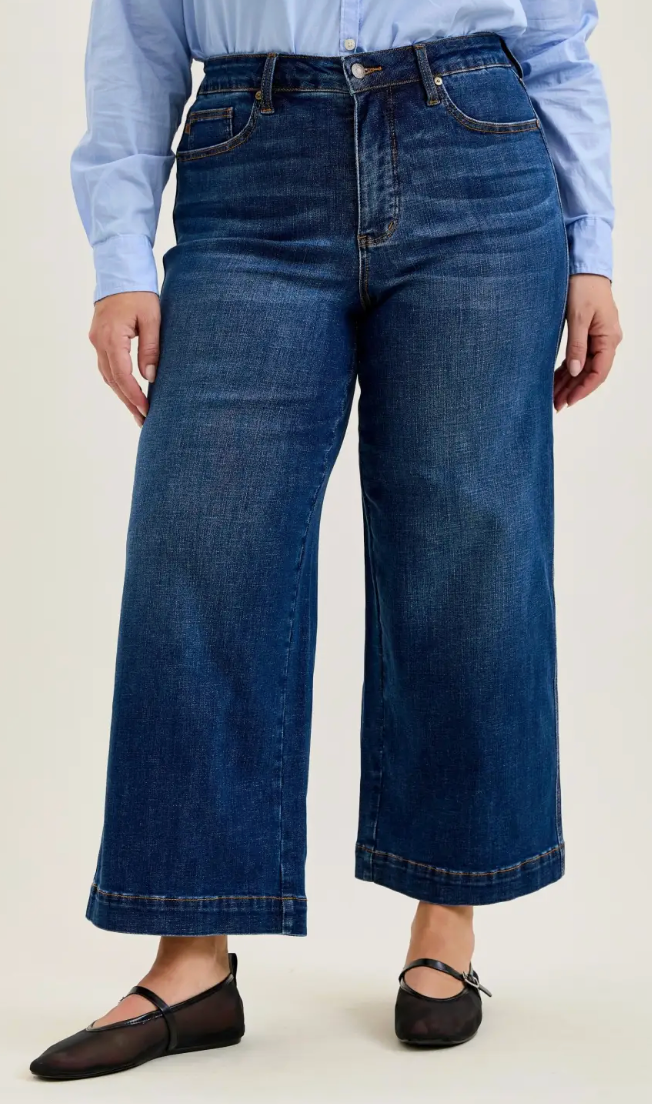 Claudia Ankle Wide Jeans