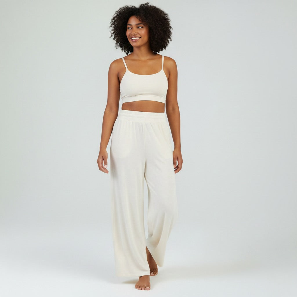 Modal Wide Leg Pants