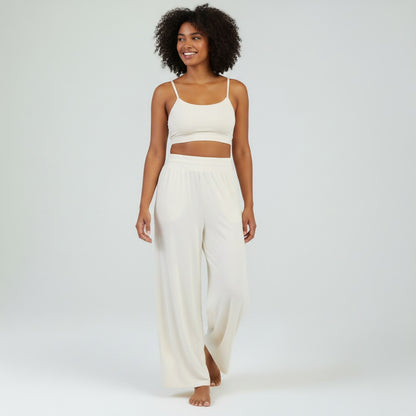 Modal Wide Leg Pants