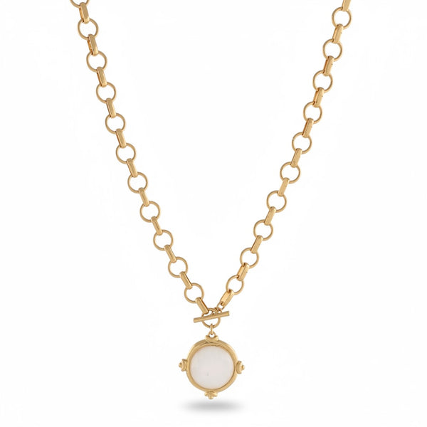 Faceted Stone Necklace