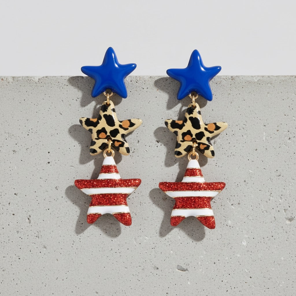 July 4th Earrings