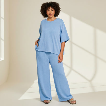 Raised Rib Pant Set