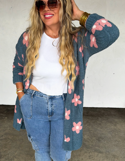 Floral Cloud Cardigain
