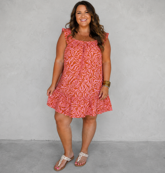 Sunset Babydoll Dress
